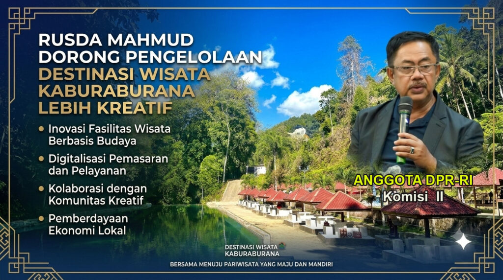 Kunjungi Wisata Kaburaburana, Rusda Mahmud Dorong Pengelolaan Destinasi yang Lebih Kreatif