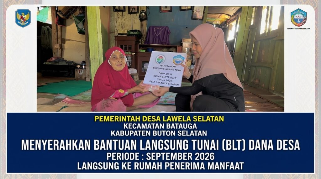 Pemerintah Desa Lawela Selatan Salurkan BLT Desa Periode September 2026 Langsung ke Rumah Warga